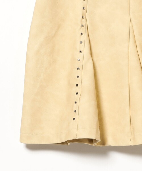 GHOSPELL(ゴスペル)の「GHOSPELL / Fifi Studded Mini Dress(ワンピース・レディース・イエロー・SMALL)」の4枚目の写真