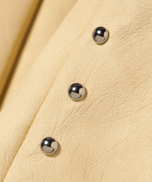 GHOSPELL(ゴスペル)の「GHOSPELL / Fifi Studded Mini Dress(ワンピース・レディース・イエロー・SMALL)」の7枚目の写真