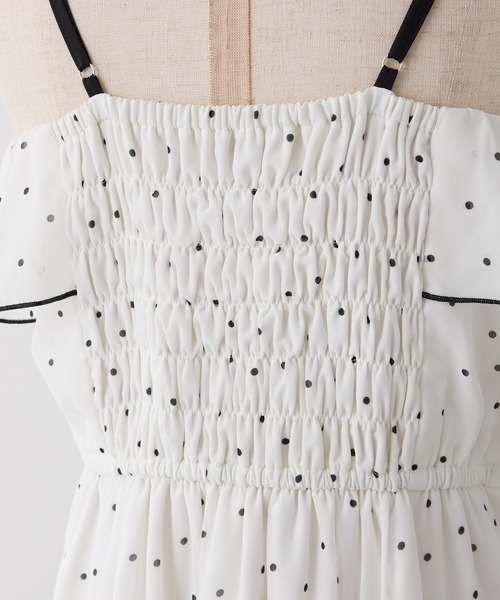 ホルターネックフリルキャミワンピース（ワンピース）｜one after