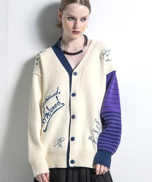 ALUA AILA／アウラアイラ　レイヤードドレープカーディガン ALUA AILA／アウラアイラ レイヤードドレープカーディガン