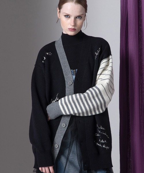 AULA AILA　メッセージロゴカーディガン メッセージロゴカーディガン（カーディガン/ボレロ）｜AULA AILA