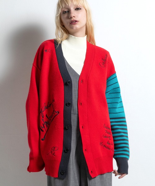 AULA AILA　メッセージロゴカーディガン メッセージロゴカーディガン（カーディガン/ボレロ）｜AULA AILA