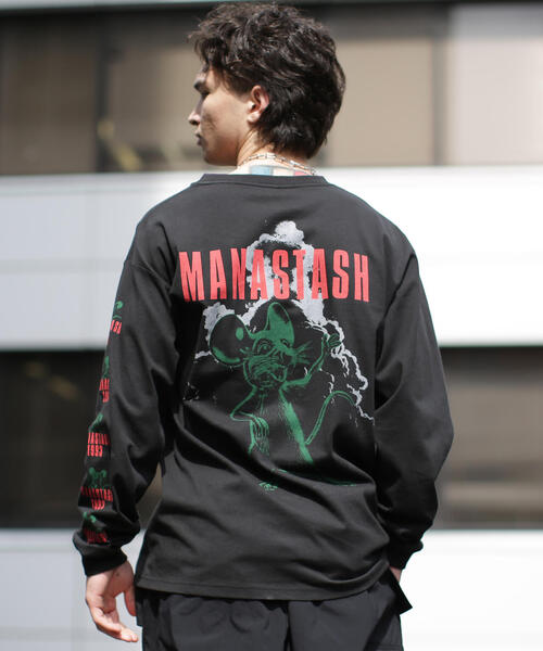 Tシャツ・カットソー Manastash SS25 FAIRY L/S TEE (7925130 010) MANASTASH/マナスタッシュ/RE:CTN L/S TEE FAIRY | MANASTASH