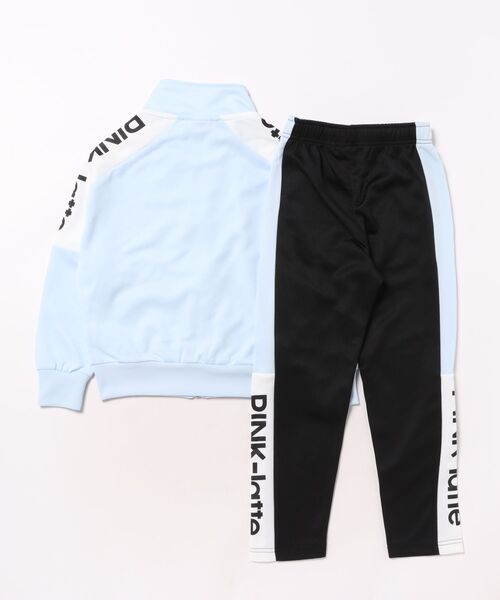PINK-latte（ピンクラテ）の「PINK-late SPORT/ピンクラテスポーツ　切替プリントセットアップジャージ（セットアップ・キッズ・サックスブルー/ラベンダー・160cm/150cm/140cm/130cm）」の3枚目の写真