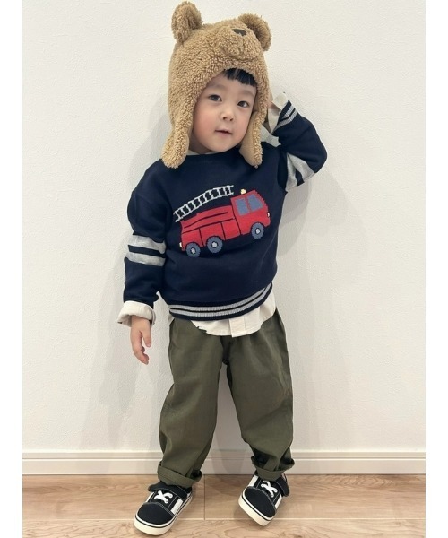 GAP（ギャップ）の「バレルパンツ (幼児・ベビー)（チノパンツ・キッズ・ブラウン/カーキ・70cm/80ｃｍ/90cm/95cm/100cm/105cm/110cm）」の9枚目の写真