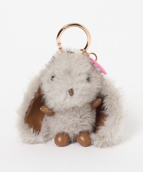 Andemiu(アンデミュウ)の「ウサギチャンチャーム571424(チャーム・レディース・グレー/ブラウン・FREE)」の4枚目の写真