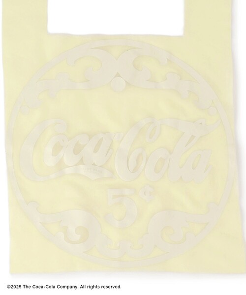 ADAM ET ROPE'(アダムエロペ)の「【Coca-Cola】Eco bag(エコバッグ/サブバッグ・レディース・ブラック/キナリ・FREE)」の6枚目の写真