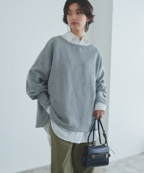 RASW(ラス)の「2レングスオーバーシャツ(シャツ/ブラウス・レディース・ブルー系その他/オフホワイト・M/M-Long)」の4枚目の写真