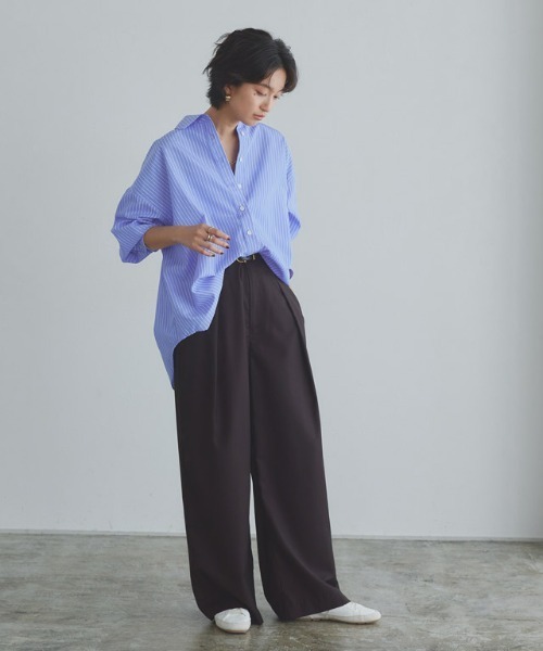 RASW(ラス)の「2レングスオーバーシャツ(シャツ/ブラウス・レディース・ブルー系その他/オフホワイト・M/M-Long)」の20枚目の写真