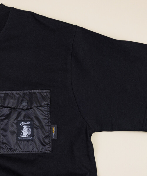 COBMASTER（コブマスター）の「Cobmaster/コブマスター FSSP ｺﾌﾞﾎﾟｹｯﾄTEE（Tシャツ/カットソー・メンズ・ブラック/オフホワイト・MEDIUM/LARGE）」の14枚目の写真