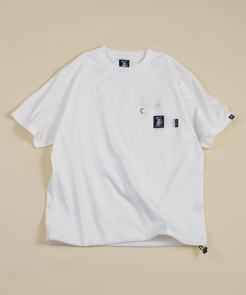 COBMASTER（コブマスター）の「Cobmaster/コブマスター FSSP ｺﾌﾞﾎﾟｹｯﾄTEE（Tシャツ/カットソー・メンズ・ブラック/オフホワイト・MEDIUM/LARGE）」の10枚目の写真