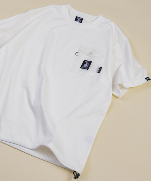 COBMASTER（コブマスター）の「Cobmaster/コブマスター FSSP ｺﾌﾞﾎﾟｹｯﾄTEE（Tシャツ/カットソー・メンズ・ブラック/オフホワイト・MEDIUM/LARGE）」の9枚目の写真