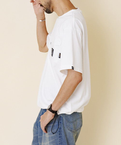 COBMASTER（コブマスター）の「Cobmaster/コブマスター FSSP ｺﾌﾞﾎﾟｹｯﾄTEE（Tシャツ/カットソー・メンズ・ブラック/オフホワイト・MEDIUM/LARGE）」の17枚目の写真