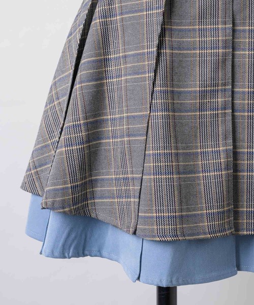 VIOLETTA(ヴィオレッタ)の「【HEIREN】レイヤードプリーツミニスカート(スカート・レディース・ブラウン/チェック・S/M)」の20枚目の写真