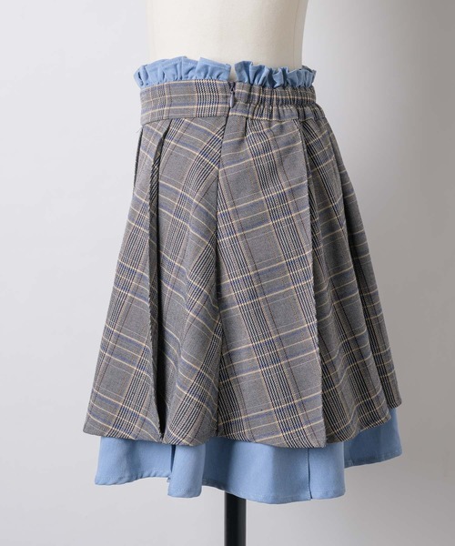 VIOLETTA(ヴィオレッタ)の「【HEIREN】レイヤードプリーツミニスカート(スカート・レディース・ブラウン/チェック・S/M)」の19枚目の写真