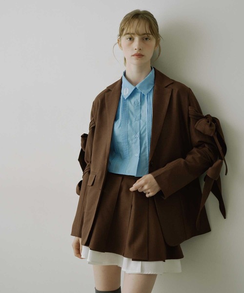 VIOLETTA(ヴィオレッタ)の「【HEIREN】レイヤードプリーツミニスカート(スカート・レディース・ブラウン/チェック・S/M)」の9枚目の写真