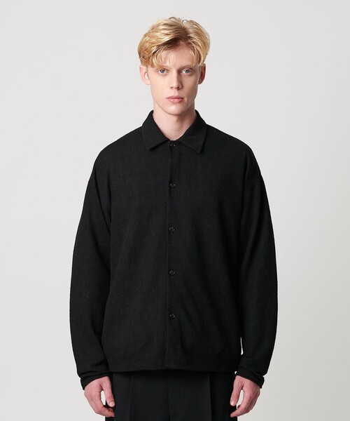 BEAUTY&YOUTH UNITED ARROWS(ビューティーアンドユースユナイテッドアローズ)の「エア ミラノ ニット シャツ 抗菌防臭(カーディガン/ボレロ・メンズ・モカ/ブラック・XL/M/S/L)」の12枚目の写真