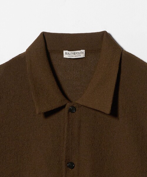 BEAUTY&YOUTH UNITED ARROWS(ビューティーアンドユースユナイテッドアローズ)の「エア ミラノ ニット シャツ 抗菌防臭(カーディガン/ボレロ・メンズ・モカ/ブラック・XL/M/S/L)」の17枚目の写真