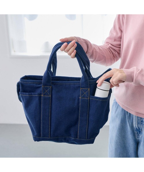 Vintage PEANUTS（ビンテージピーナッツ）の「ルートート / IP.デリ.シシュウ.Peanuts-0M（トートバッグ・レディース・サックスブルー/グレー/ネイビー・FREE）」の16枚目の写真