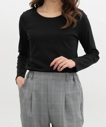 きれいめクルーネックＴ