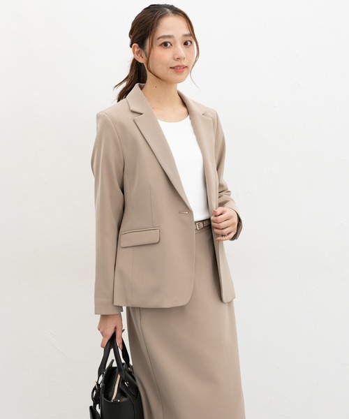 Honeys（ハニーズ）の「きれいめクルーネックＴ（Tシャツ/カットソー・レディース・ネイビー/ホワイト/グレイッシュベージュ/ブラック・3L/L/LL/M/S）」の16枚目の写真