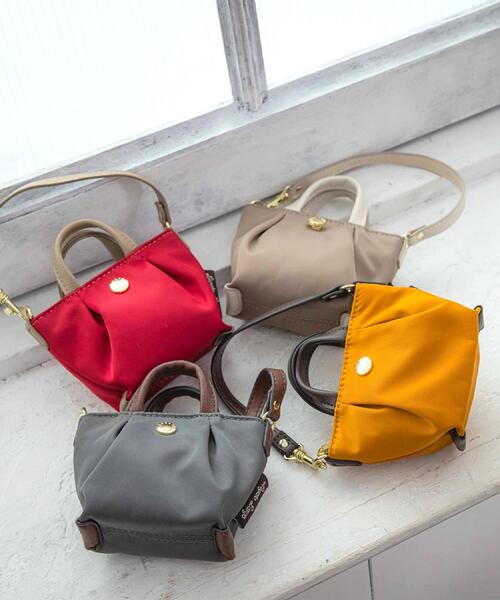 ITS'DEMO(イッツデモ)の「肩楽チャームバッグ(その他・レディース・マスタード/グレー/ダークブラウン/ワインレッド・00)」の5枚目の写真
