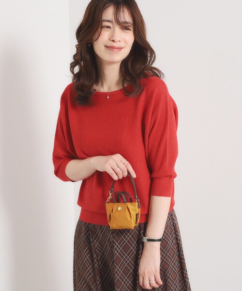 ITS'DEMO(イッツデモ)の「肩楽チャームバッグ(その他・レディース・マスタード/グレー/ダークブラウン/ワインレッド・00)」の12枚目の写真