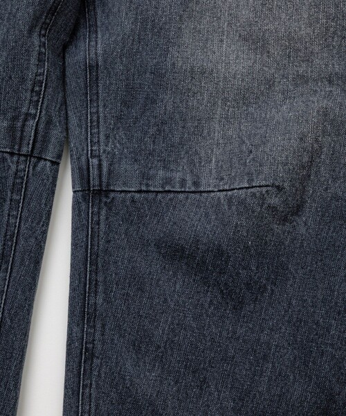 FREAK'S STORE（フリークスストア）の「ワイドシルエット カーブデニムパンツ ワンウォッシュ（デニムパンツ・メンズ・ブラック/ネイビー/ブルー/ライトグレー・LARGE/SMALL/MEDIUM）」の15枚目の写真