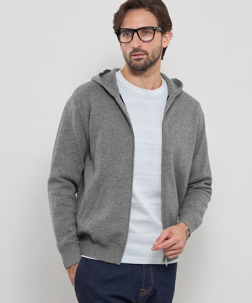 MACKINTOSH LONDON（マッキントッシュ ロンドン）の「ダブルフェイスジップアップパーカー（パーカー・メンズ・ブラック/グレー系その他・M/L）」の2枚目の写真