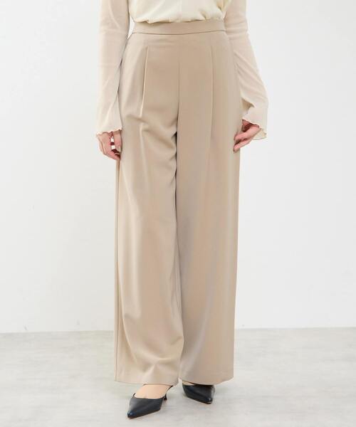 SOFFITTO（ソフィット）の「ALLゴムストレッチリラックスパンツ（その他パンツ・レディース・ブラウン/ベージュ/ブラック・S/M）」の3枚目の写真