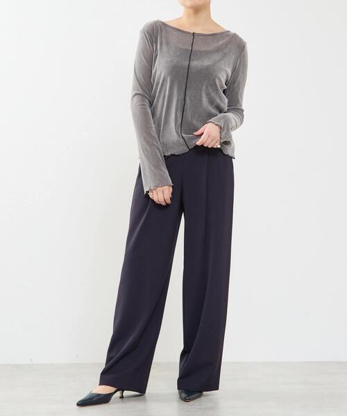 SOFFITTO（ソフィット）の「ALLゴムストレッチリラックスパンツ（その他パンツ・レディース・ブラウン/ベージュ/ブラック・S/M）」の12枚目の写真