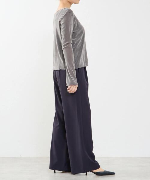 SOFFITTO（ソフィット）の「ALLゴムストレッチリラックスパンツ（その他パンツ・レディース・ブラウン/ベージュ/ブラック・S/M）」の13枚目の写真