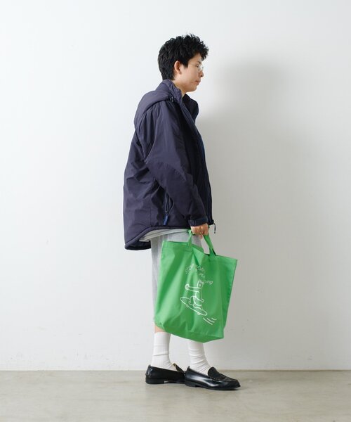 WHIMSIC（ウィムジック）の「【UNISEX】シェンタスティック スタジオシルクスクリーンプリントBAG（トートバッグ・レディース・オフホワイト/ブルー/イエロー/ピンク/グリーン・ONE SIZE）」の14枚目の写真