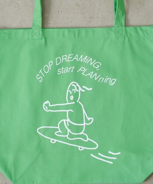 WHIMSIC（ウィムジック）の「【UNISEX】シェンタスティック スタジオシルクスクリーンプリントBAG（トートバッグ・レディース・オフホワイト/ブルー/イエロー/ピンク/グリーン・ONE SIZE）」の17枚目の写真
