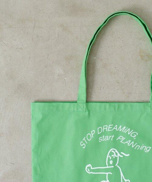 WHIMSIC（ウィムジック）の「【UNISEX】シェンタスティック スタジオシルクスクリーンプリントBAG（トートバッグ・レディース・オフホワイト/ブルー/イエロー/ピンク/グリーン・ONE SIZE）」の18枚目の写真