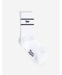 Maison Kitsune(]Lcl)PROFILE FOX SPORTY SOCKS(\bNX/C)