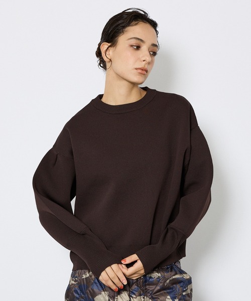 NOMINE（ノミネ）の「【NOMINE】プレーティングニット プルオーバー（ラメ混・無地）（ニット/セーター・レディース・ブラック系その他/ブラック/その他/ベージュ・フリー）」の21枚目の写真