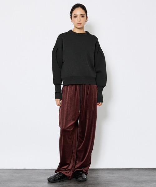 NOMINE（ノミネ）の「【NOMINE】プレーティングニット プルオーバー（ラメ混・無地）（ニット/セーター・レディース・ブラック系その他/ブラック/その他/ベージュ・フリー）」の11枚目の写真