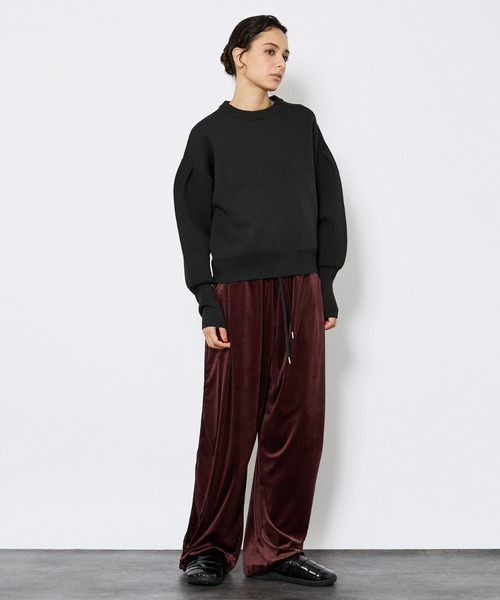 NOMINE（ノミネ）の「【NOMINE】プレーティングニット プルオーバー（ラメ混・無地）（ニット/セーター・レディース・ブラック系その他/ブラック/その他/ベージュ・フリー）」の12枚目の写真