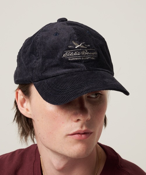 Eddie Bauer(エディーバウアー)の「コーデュロイ ロゴ キャップ(キャップ・メンズ・ダークネイビー/ブラウン/カーキ・F)」の3枚目の写真