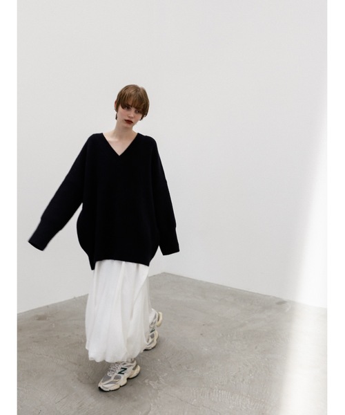 Katrin TOKYO(カトリーントーキョー)の「balloon satin skirt(スカート・レディース・ホワイト/ダークブラウン・FREE/XS)」の21枚目の写真