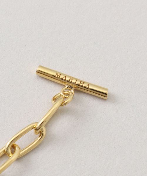 plage(プラージュ)の「MARIHA / マリハ Silent Rain NECKLACE LONG OVALCHA ネックレス(ネックレス・レディース・ゴールド・FREE)」の5枚目の写真