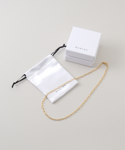 MARIHA / マリハ Silent Rain NECKLACE LONG OVALCHA ネックレス