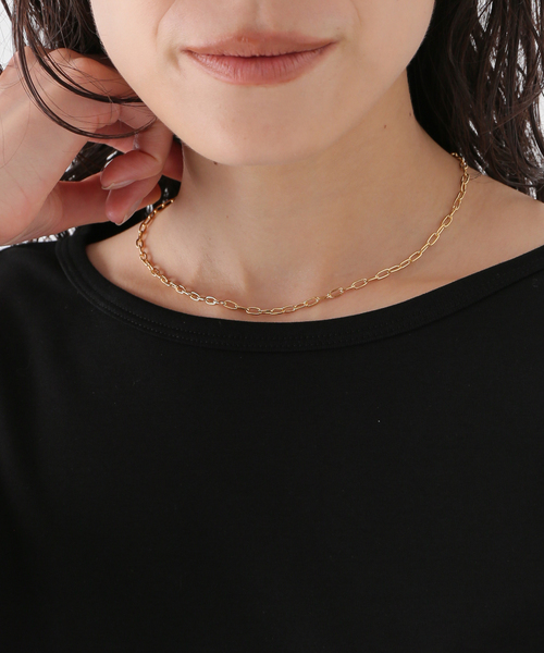 plage(プラージュ)の「MARIHA / マリハ Silent Rain NECKLACE LONG OVALCHA ネックレス(ネックレス・レディース・ゴールド・FREE)」の2枚目の写真