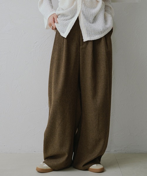 apres jour clair（アプレジュールクレア）の「【apres jour clair】【セットアップ可能】コクーンパンツ（その他パンツ・レディース・キャメル/ブラウン系その他/グレー・LARGE/SMALL/MEDIUM）」の22枚目の写真