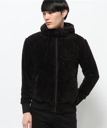 【WHO'S WHO gallery】GG両面ボアZIPパーカM