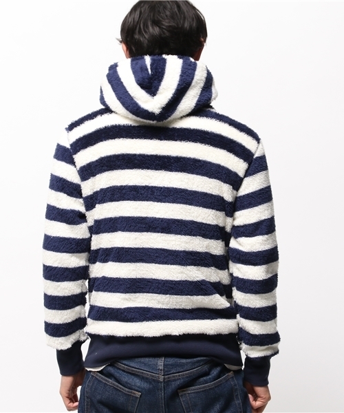 OUTLET(アウトレット)の「【WHO'S WHO gallery】GG両面ボアZIPパーカM(パーカー・メンズ・その他/グレー/ネイビー/ブラック・LARGE)」の6枚目の写真