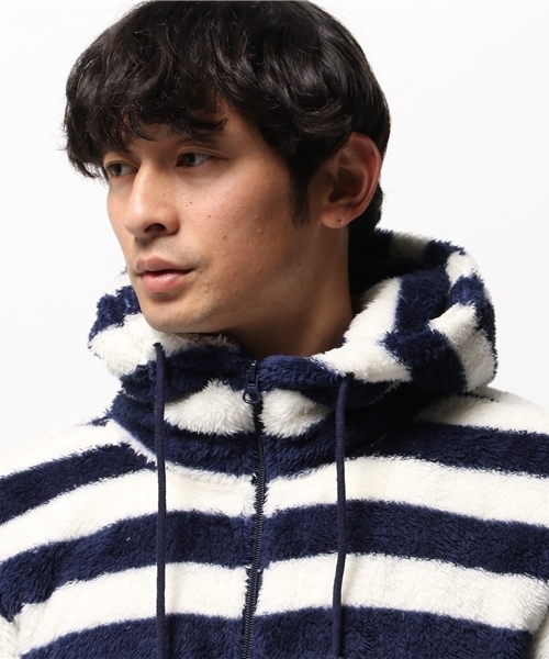 OUTLET(アウトレット)の「【WHO'S WHO gallery】GG両面ボアZIPパーカM(パーカー・メンズ・その他/グレー/ネイビー/ブラック・LARGE)」の8枚目の写真