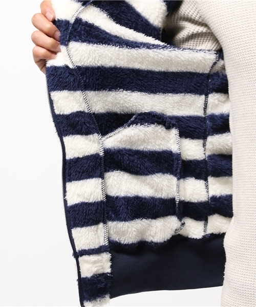 OUTLET(アウトレット)の「【WHO'S WHO gallery】GG両面ボアZIPパーカM(パーカー・メンズ・その他/グレー/ネイビー/ブラック・LARGE)」の11枚目の写真