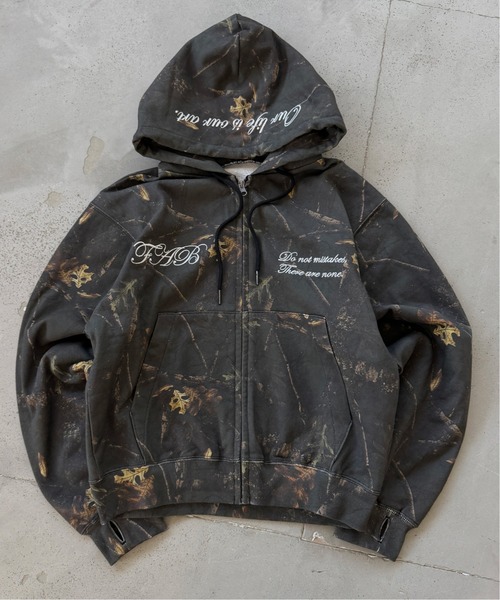 kutir(�N�e�B�[��)��FEMBROIDERED DESIGN FULL ZIP HOODIE�^�h�J�f�U�C���t���W�b�v�t�[�f�B�[(�p�[�J�[)